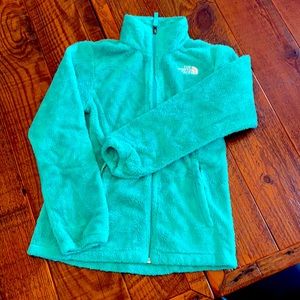 The North Face Girls Teal Fleece Jacket Sz M (10/12)